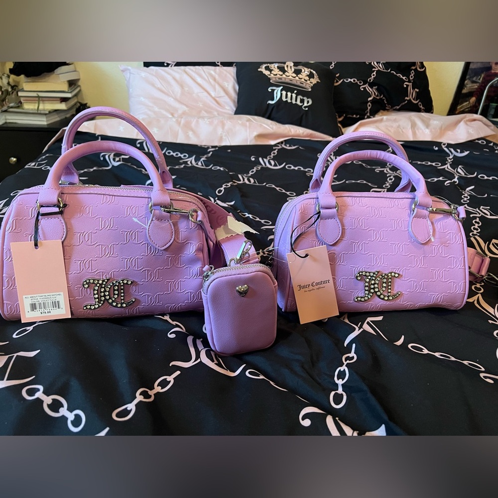 All about that bling satchel, Violet Tulle
Style: 11JCD0NJC-LLV